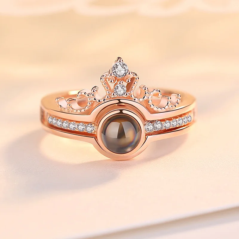 i love you projection ring