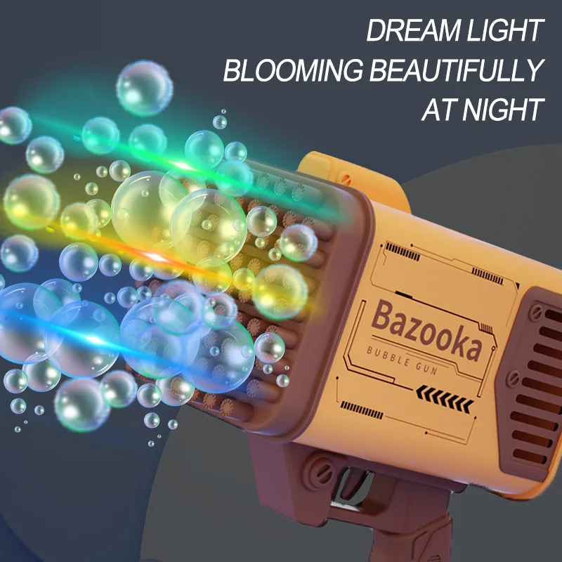 Пузырьковый пистолет Power force с 77 отверстиями bazooka mega light up