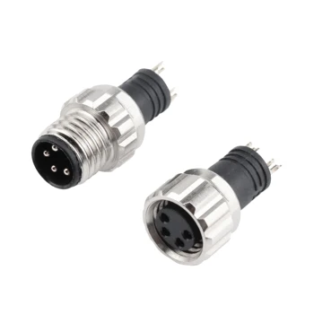 M8 4pin Waterproof Connector 4-core Electric Scooter Sensor Round ...