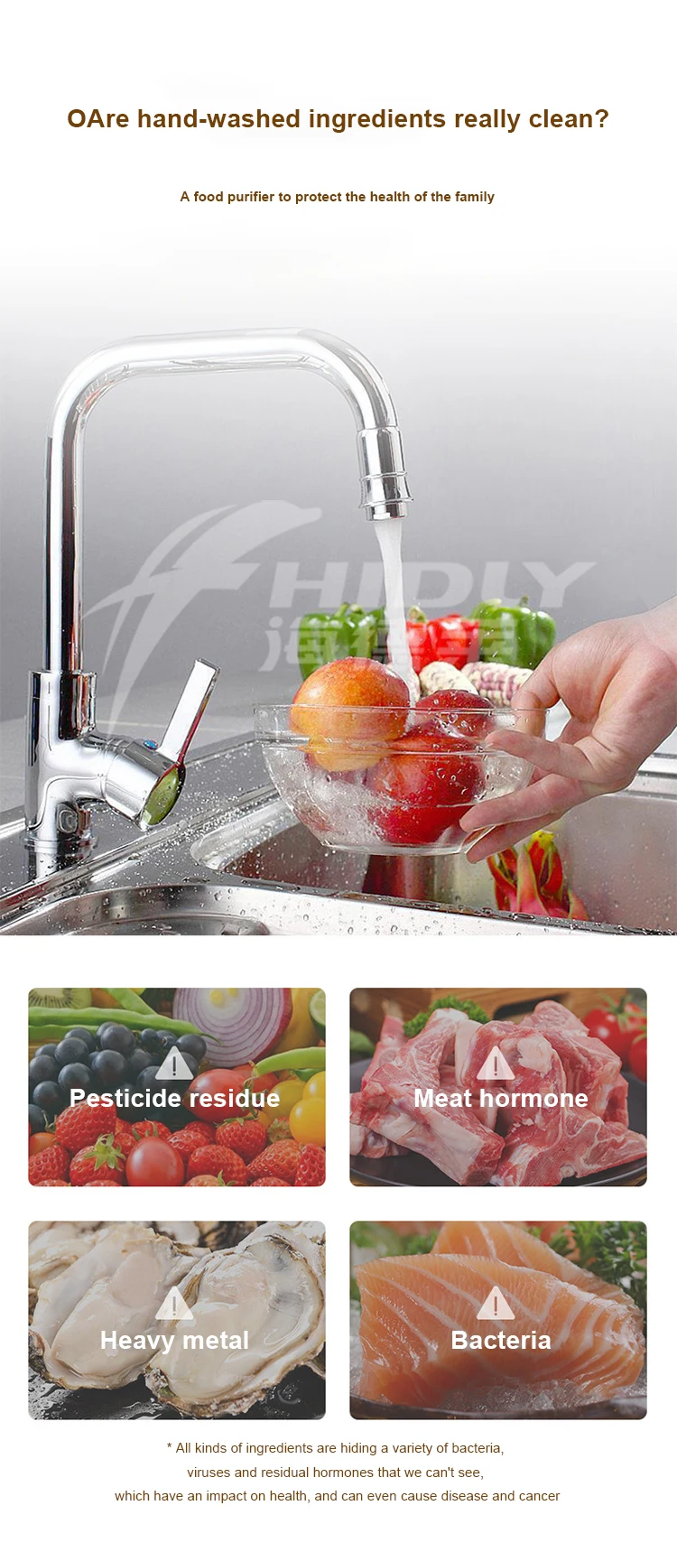 Wholesale Household Mini Multifunctional Fruit and Vegetable Meat Sterilizer Sterilization Machine