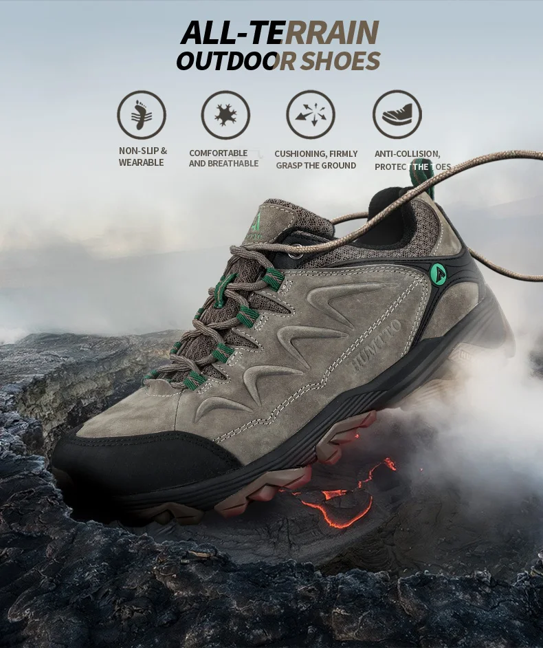 HUMTTO 1520 Classic Hot Selling Style Women Men Waterproof Hiking Shoes  Trail Running Shoes