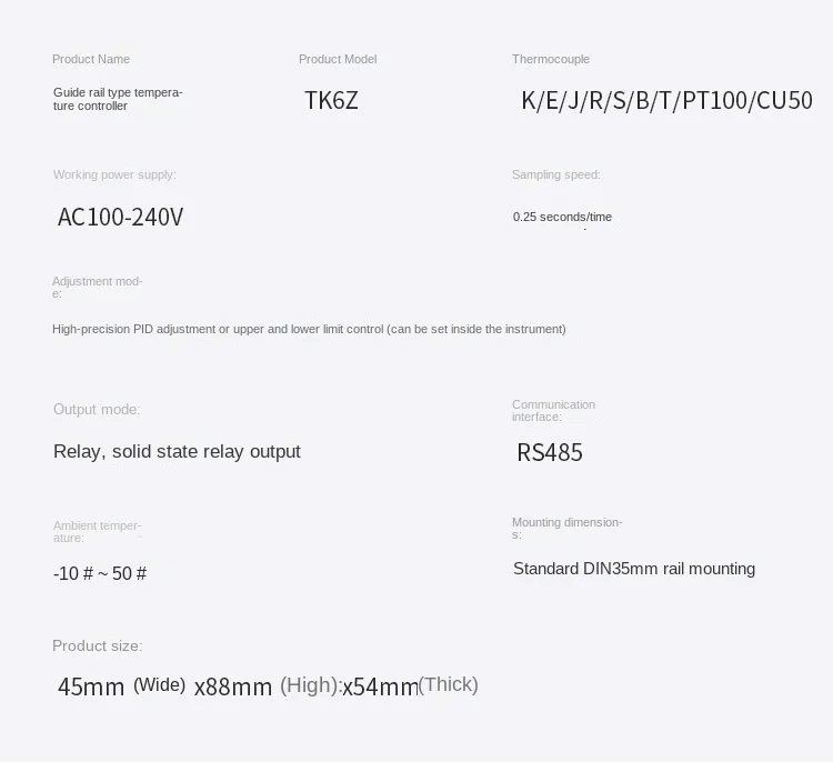 Specifications