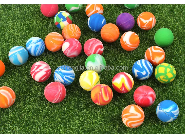 Wholesale Cheap High Bounce 27 Bouncy Balls Mix Bulk Bouncy Ball