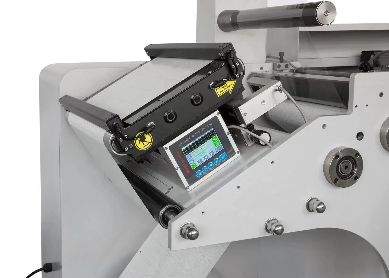 Automatic Paper Label Die Cutting and Slitting Machine Sticker Film Rotary Label Die Cutting Machine Roll to Roll