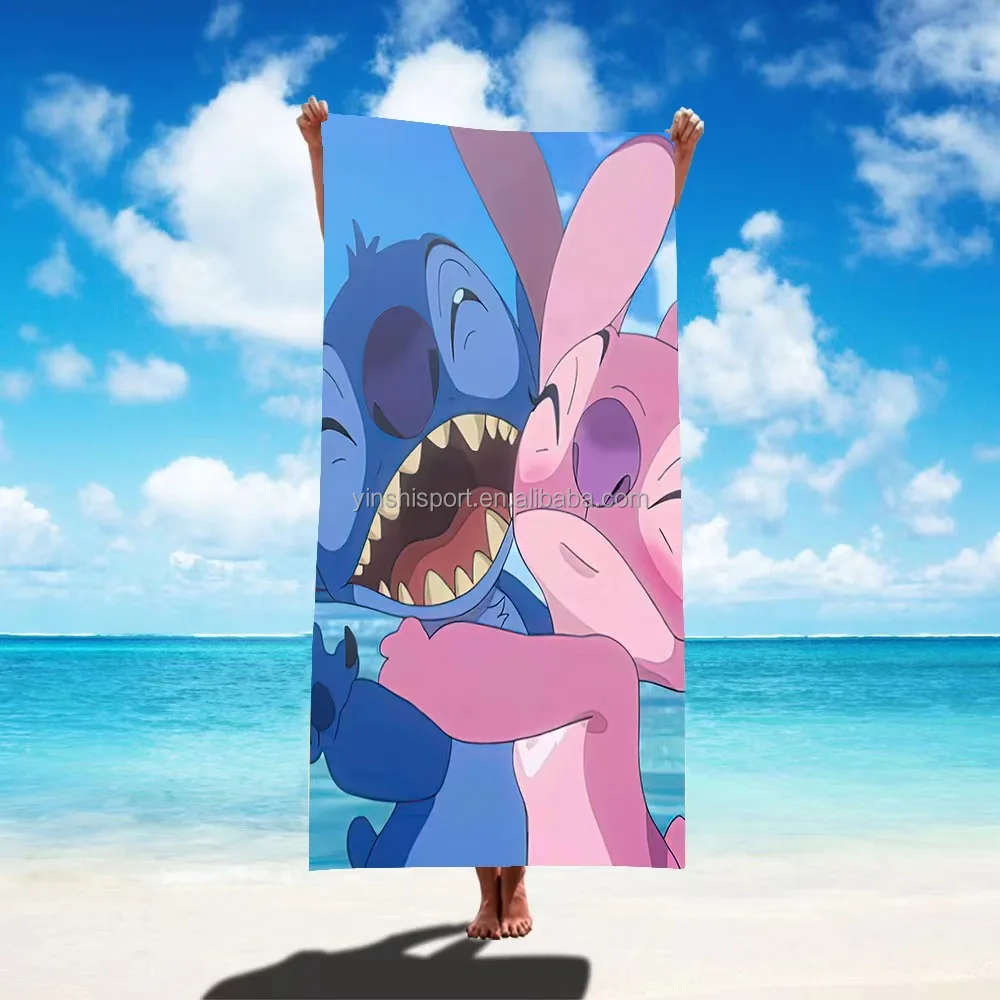 2023 Cute Cartoon Character Hot Sell Beach Towels Custom Your Own