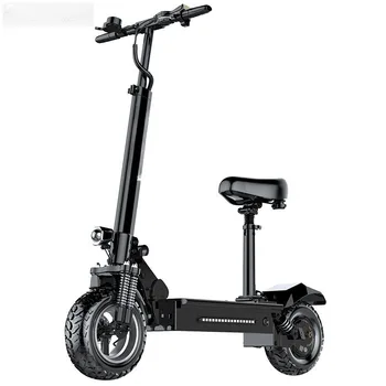 Q7 Folding 48V 10A 500W Electric Scooter 10 inch off road Scooters Electric For Adults