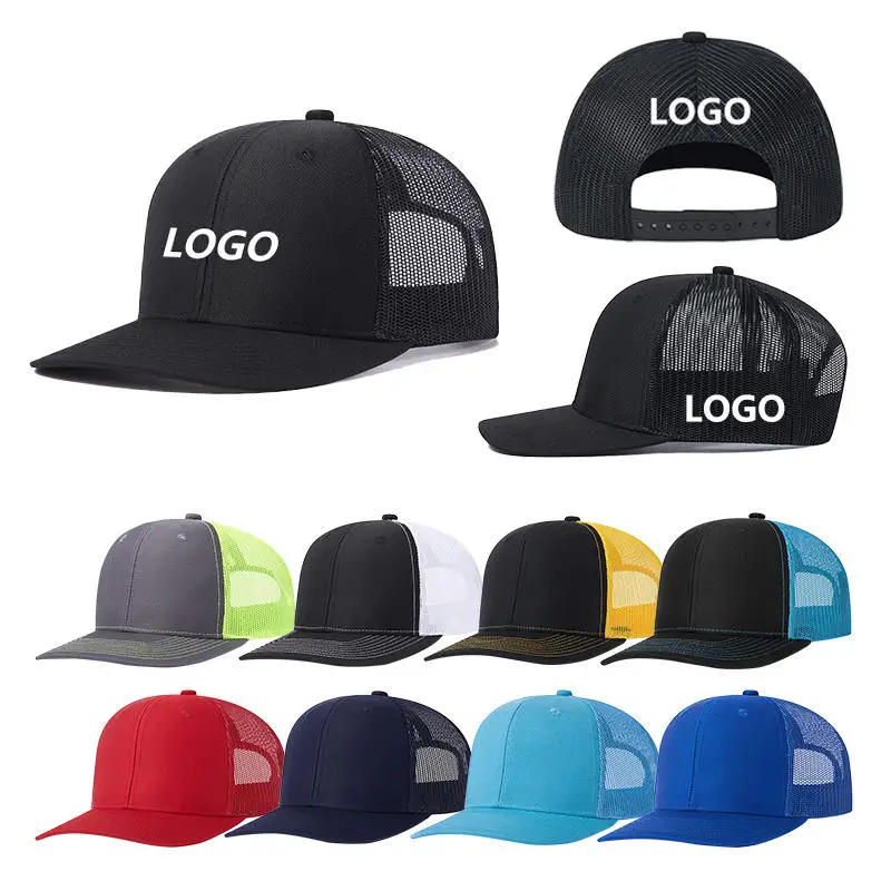 Cappellino da baseball/trucker in tela a 6 pannelli, modello Golf Gorras Mesh, pronto per la spedizione._voghion.com