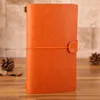A6 Orange, Ruled + Blank + Grid Paper, Card Slot