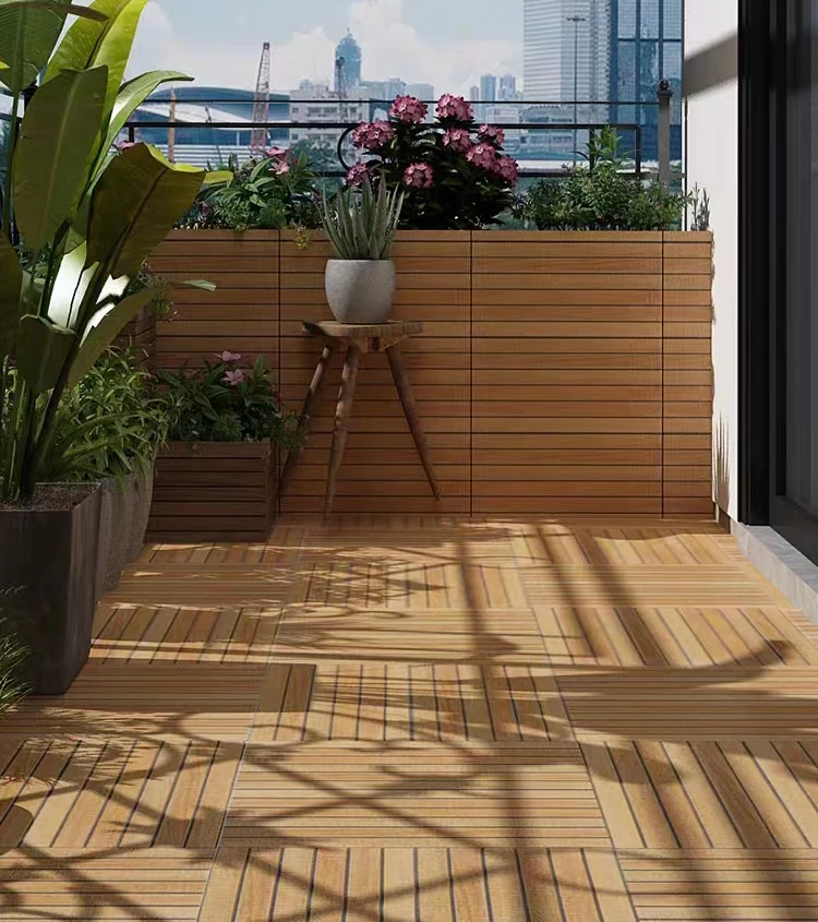 Matt Outdoor Porcelain Wooden Tiles For Balcony Terrace Floor Wood ...