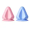 Cross-shaped suction deep massage cone - [1 blue, 1 pink]