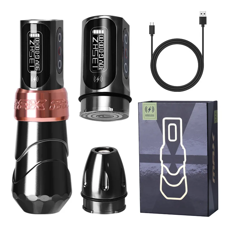 New Style Popular Professional Wireless Rotary Tattoo Machine Pen FK Iron FLUX MAX