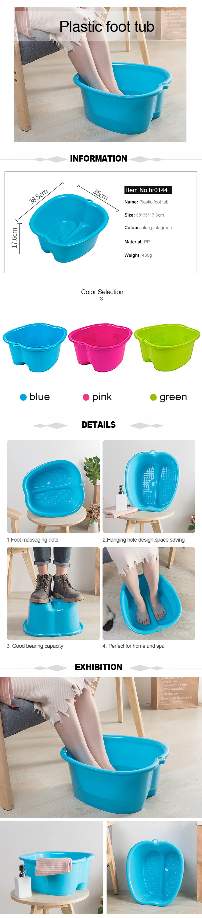 Foot Washing Tub Feet Soaking Tub Plastic Foot Basin Buy Foot Spa Tub