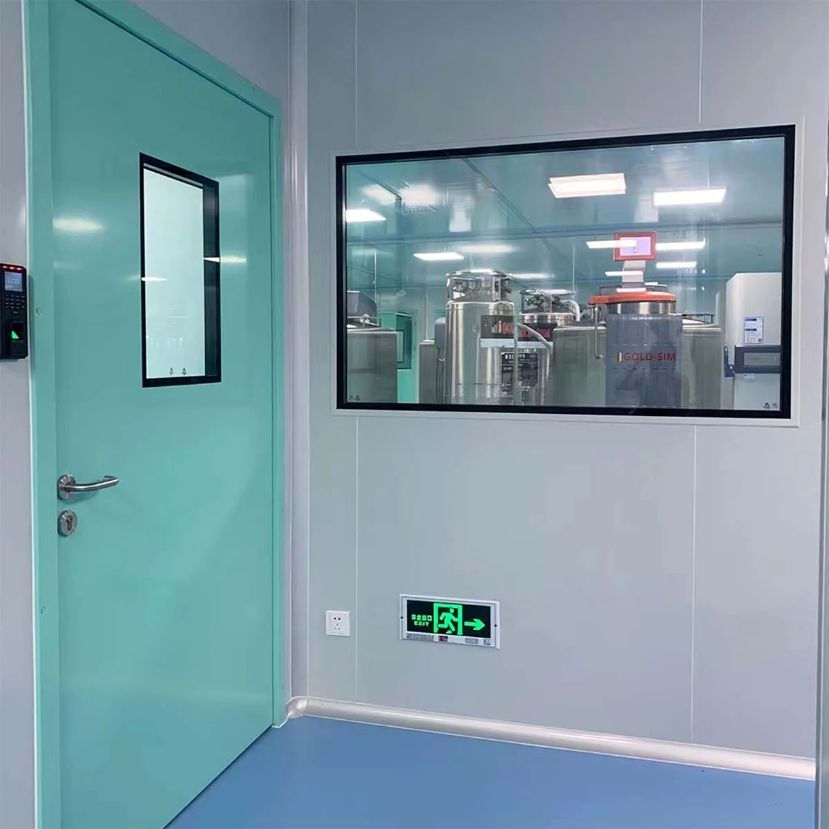 GMP standard Cleanroom swing single Door stainless steel hospital doors hermetic medical  door