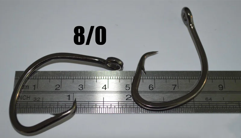 TUNA Hook Top Selling 1/0 to 16/0 High Carbon Jig Fishing Hooks With Barbed  Tunahook for Ami Pesca Mare Inox Anzuelo Por Mayor