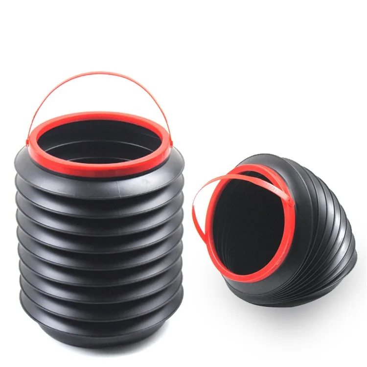 Multi-functional telescopic waste bins creative folding storage bucket umbrella bucket Car trash can Car garbage can