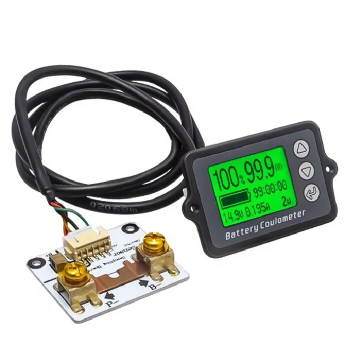 Produktbild von DC-Coulomb-Messgerät 8-150 V ±50 A – Mit XT90 Vergoldeter Schnittstelle, 1,5″ LCD Für LIPO-Batterietests