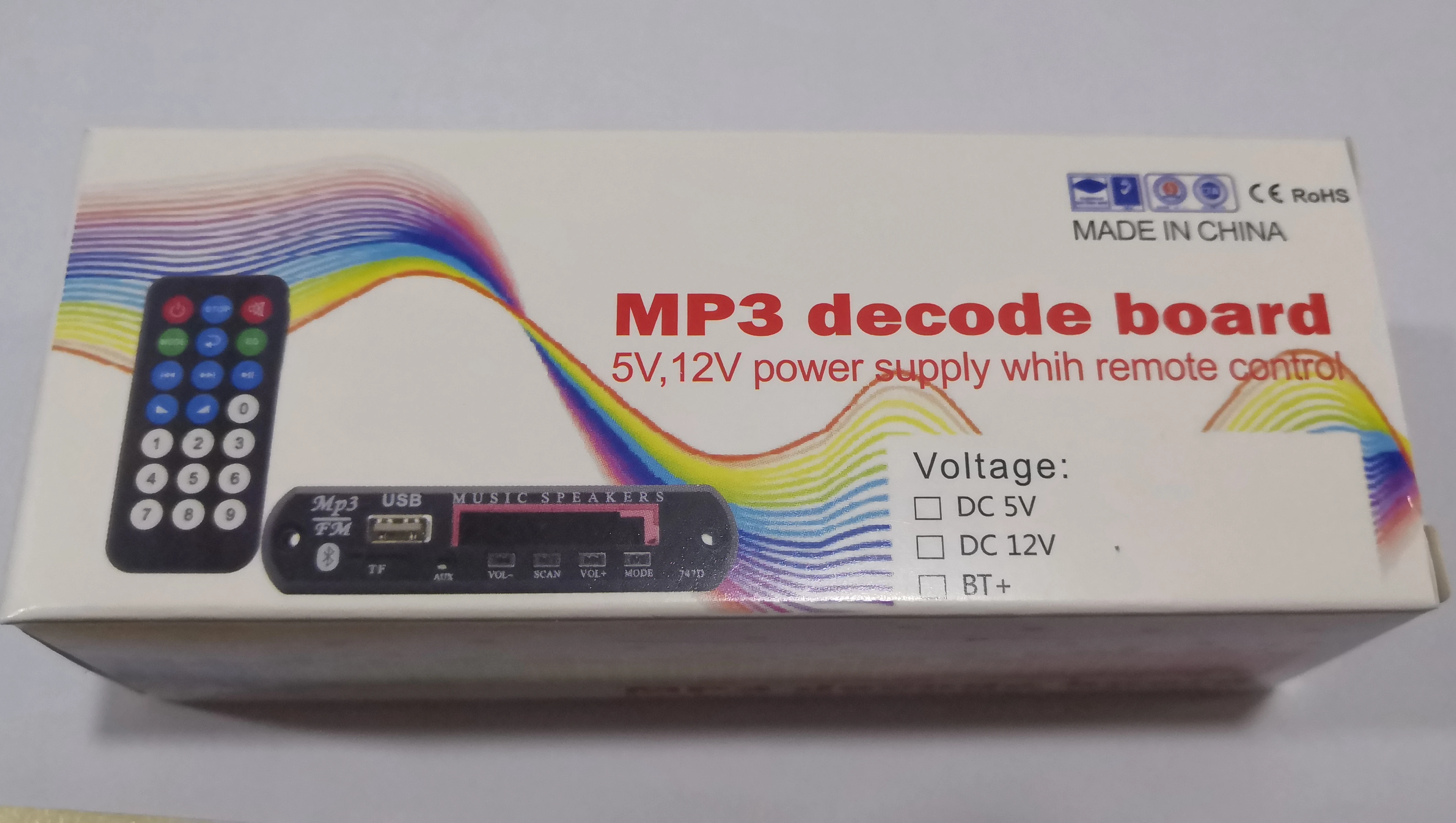 5V 12V MP3 PCB Circuit Board 2*3W 5.0 Usb Audio Player Board for Dvd Player
