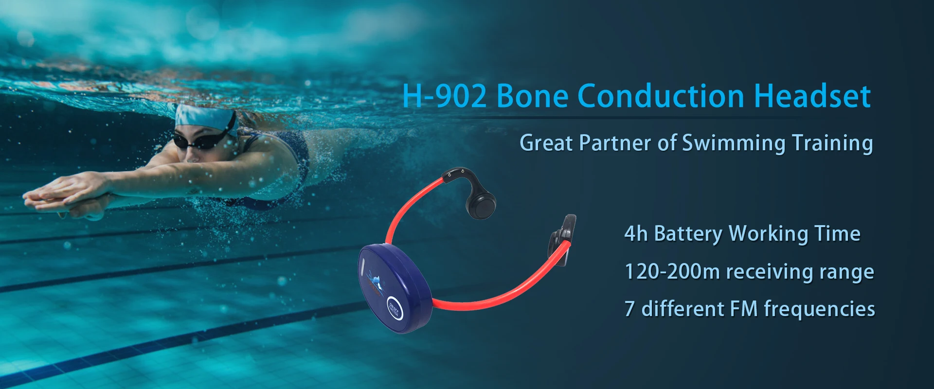 Swimming Coach Training Underwater Communication System 1 H900