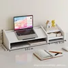 Height Adjustable White Storage Rack