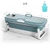 Blu misura grande + coperchio + cuscino + ruota massaggiante