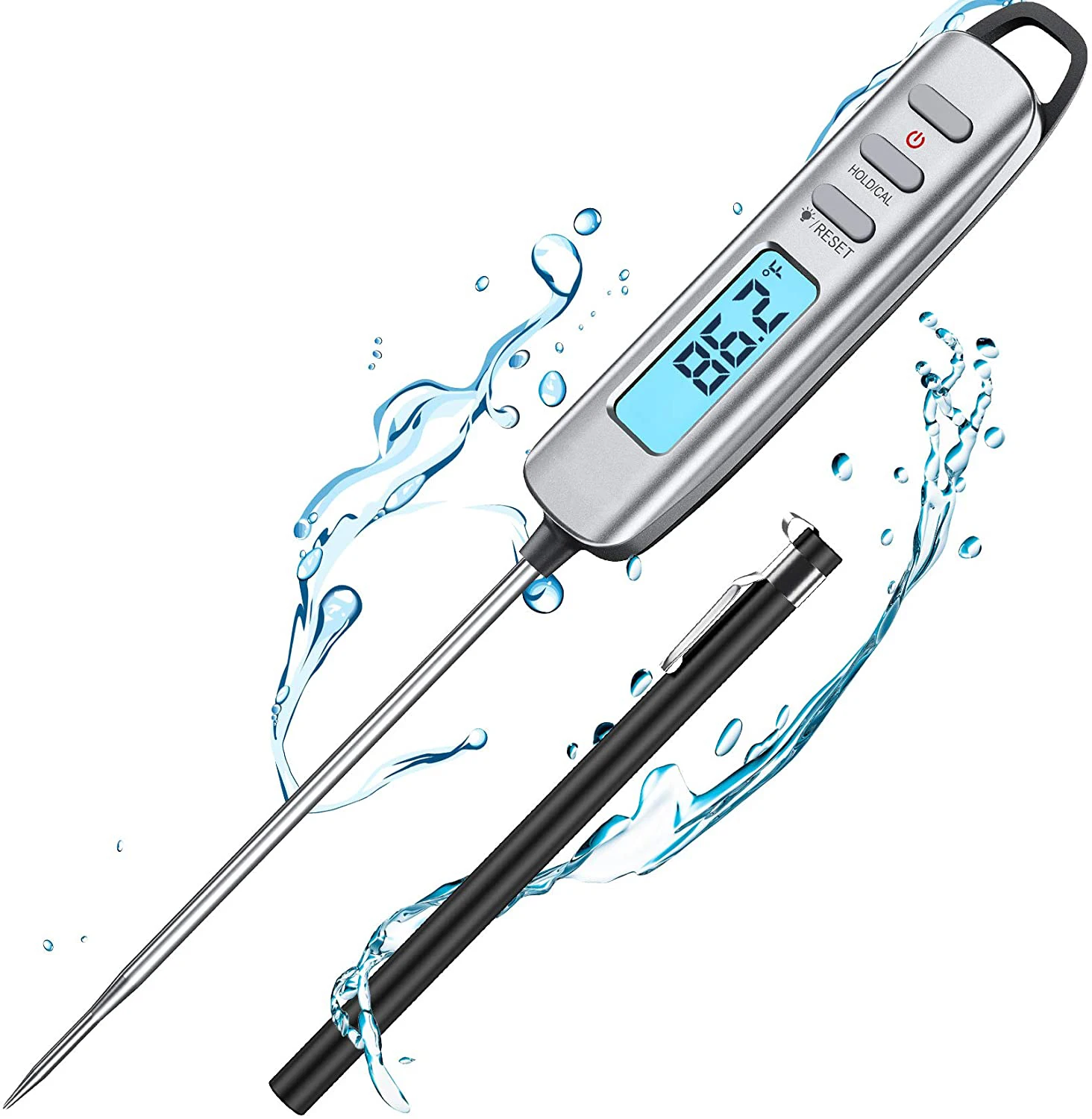 Maximumhold Waterproof Digital Water Resistant Meat Thermometers