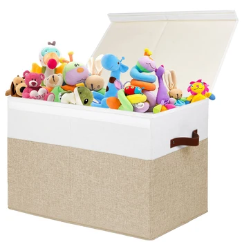 Hot Sale Customized Kid Toy Storage Organizer Basket Cube Storage Bin Toy Box With Lids 1 Pack