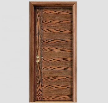 Luxury Solid Core Wenge Veneer Wood Doors For Villa