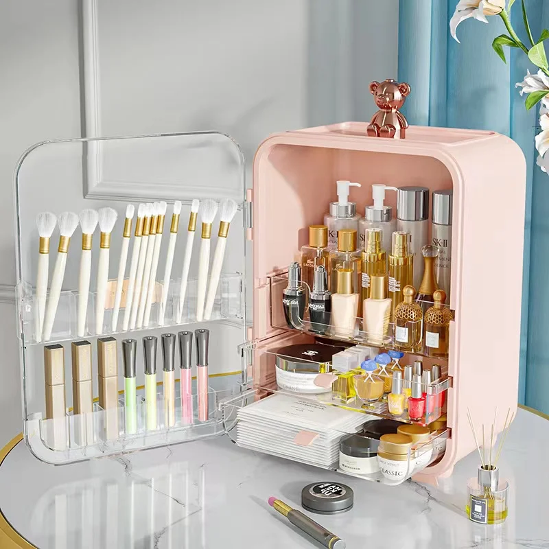 Clear Cosmetic Cases Make Up Organizer Storage Bb Cream Essence Beauty