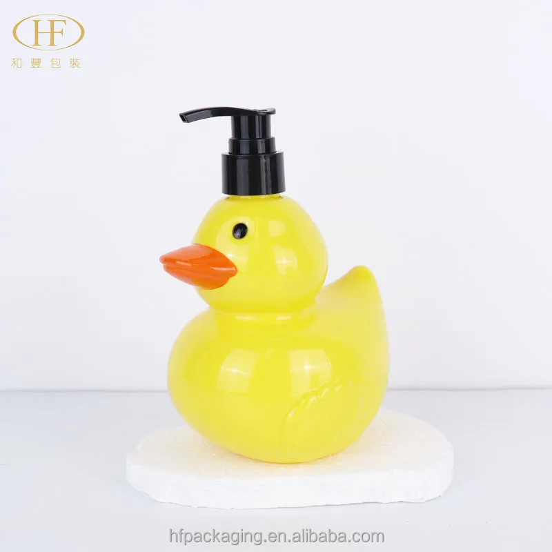 Empty Container 480ml 490ml 500ml Butterfly Duck Shaped Bottle Animal Soap Dispenser Shower Cleaning Lotion Soap Bottle