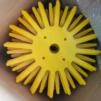 OEM PU Star Finger Wheel Roller Polyurethane With Screening Wheel for Agricultural Machinery Weeding Equipment