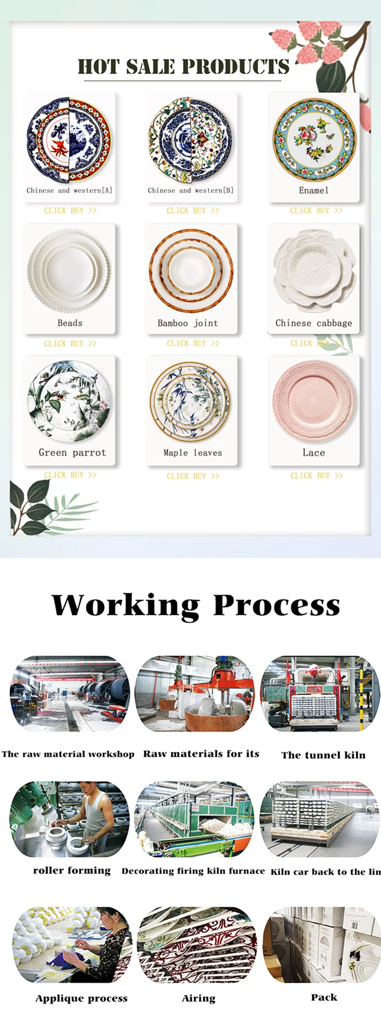 Ohere Wholesale Nordic Dark Green Crockery Fine Porcelain Tableware