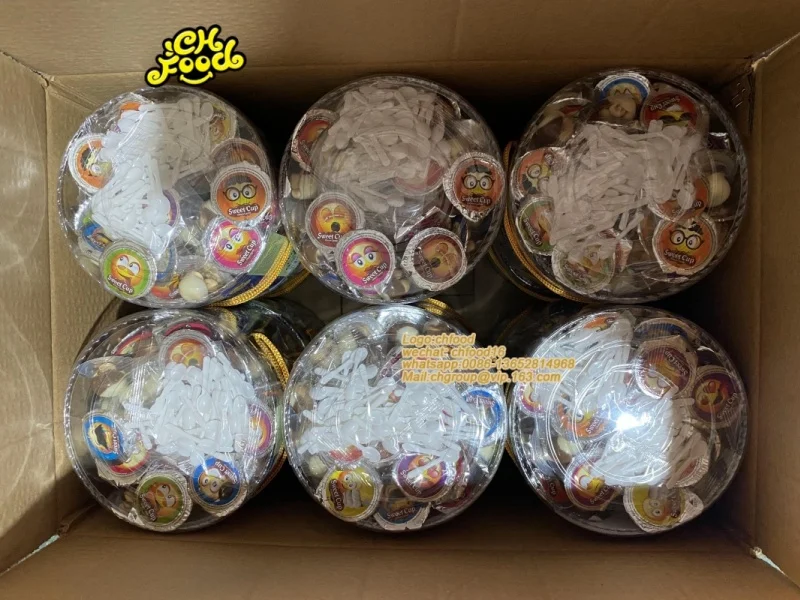 Cheap Price Sweet Chocolate Cup With Biscuits