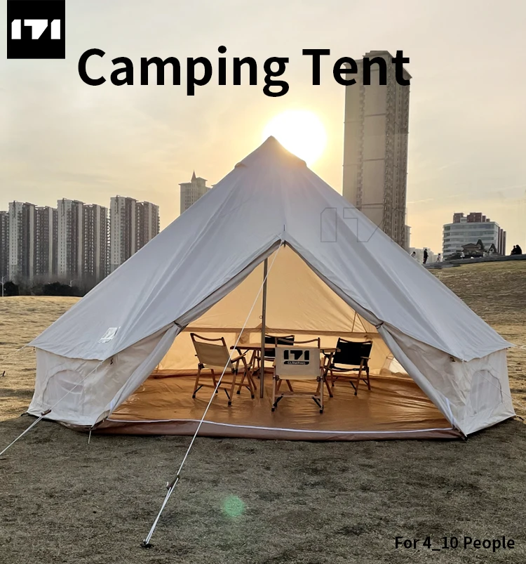 New Teepee Adults Canvas Bell Luxury 3m 4m 5m 6m 7m Cotton Foroutdoor