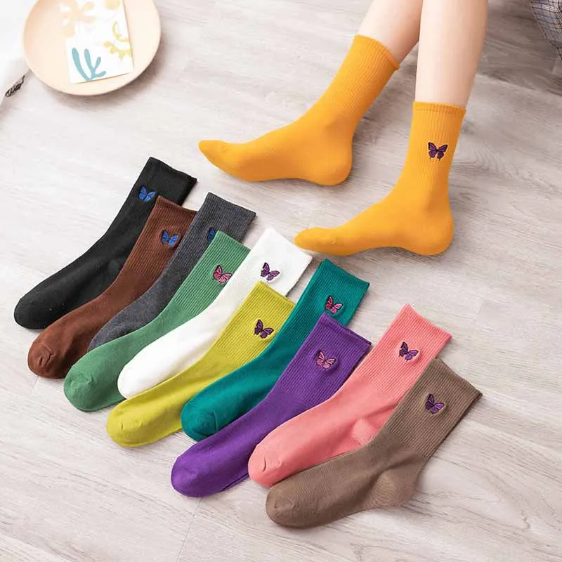 thin cotton socks ladies