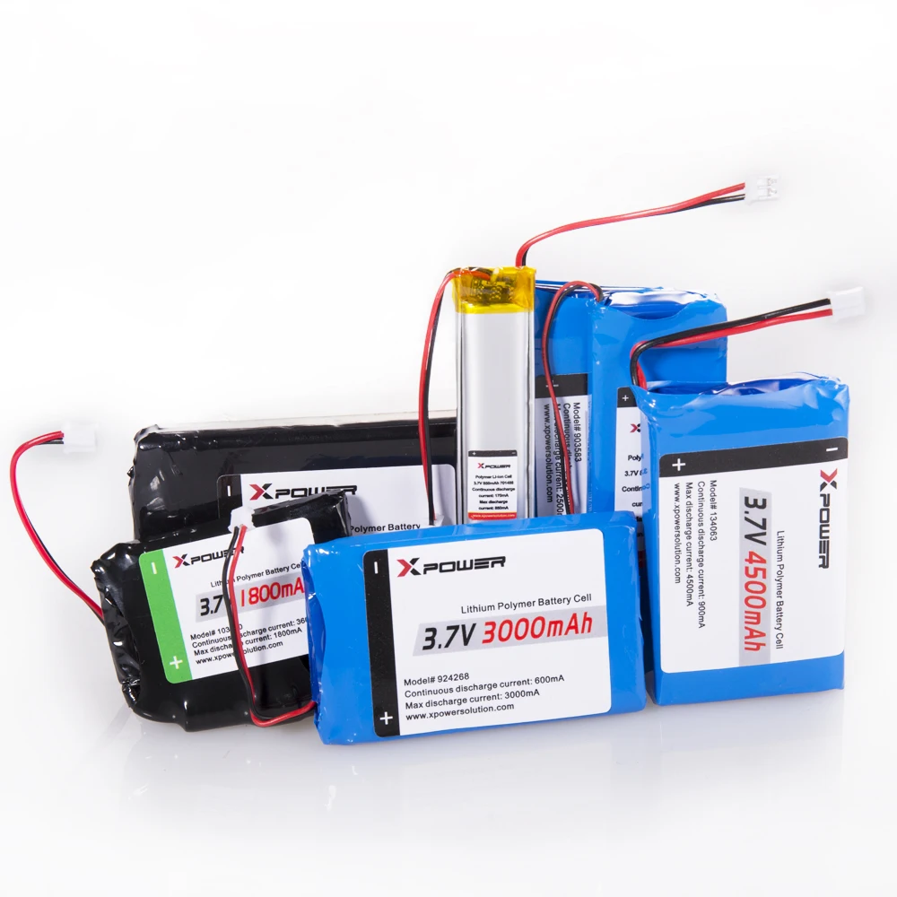 3.7v 2000mah High Capacity Lithium Polymer Battery Pack For Fingerprint Sensor