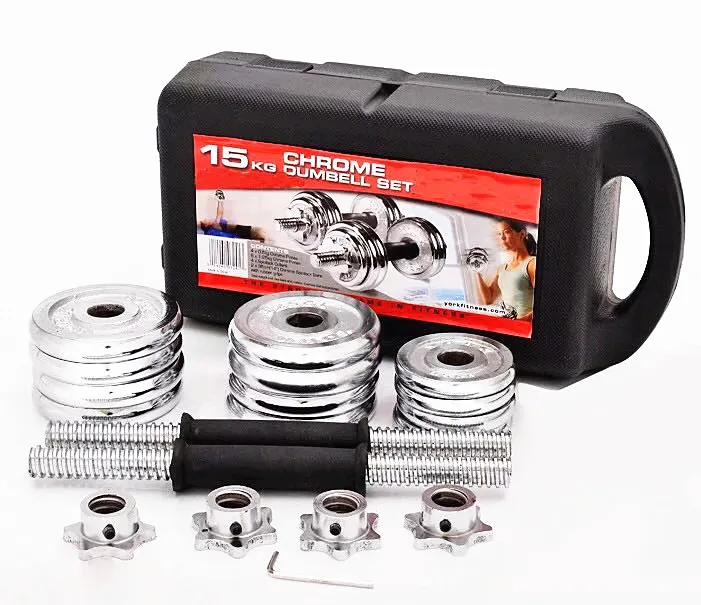 Hard Chrome Adjustable Dumbbell Set Cast Iron Portable Dumbbell Set