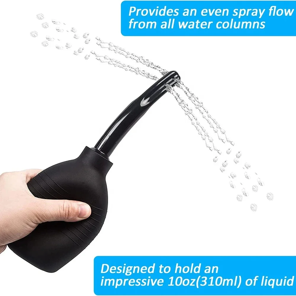 Pear Shaped Enema Syringe 150ml/200ml/310ml - Reusable Enema Kit for Anal and Vaginal Cleaning - Medical Silicone Douche Pear Shaped Enema Syringe 150ml/200ml/310ml - Reusable Enema Kit for Anal and Vaginal Cleaning - Medical Silicone Douche