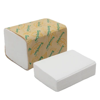 Fold Hand Paper Towel Custom Disposable Biodegradable Embossing V/Z/N Fold Hand Paper Towel
