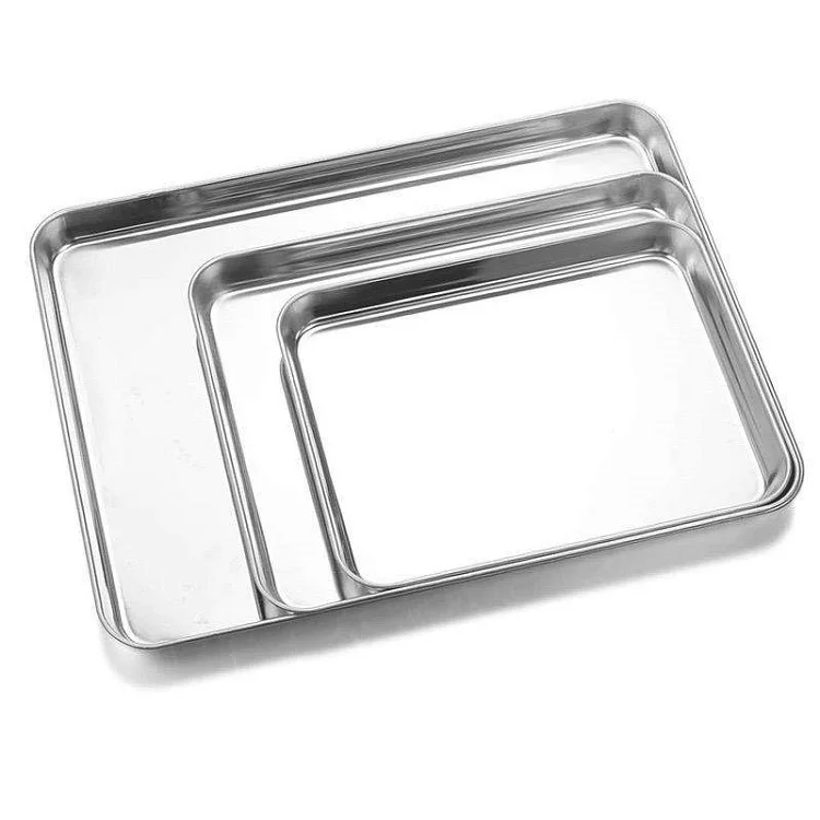 Factory Direct Commercial Durable Metal 2.5cm Deep Bread Baking Sheet