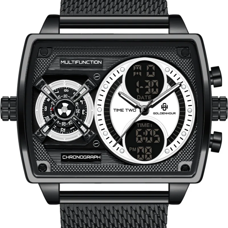 GH138 Good Quality Watch for Men logo Digital Analog Watch for Man