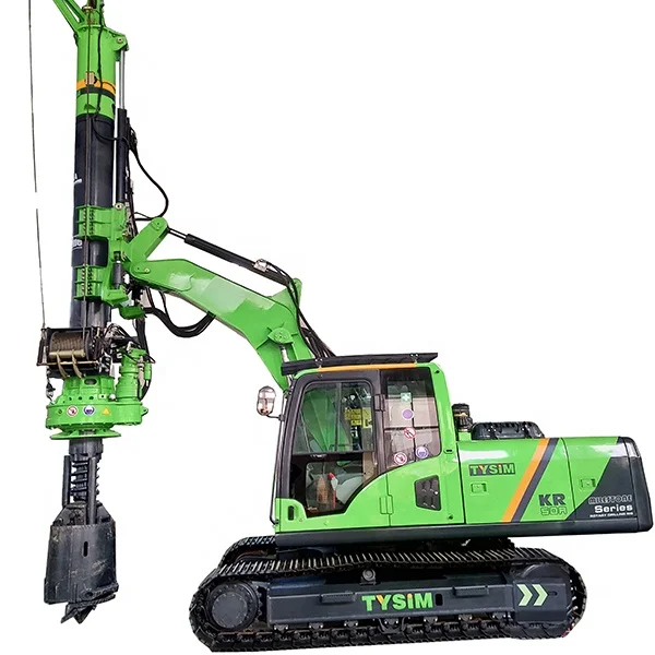Customized Top Drive Excavator Attachment Transform It to Be Rotary Drilling Rig