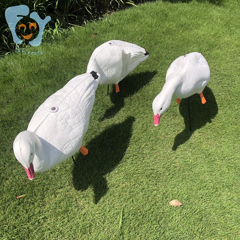 Foldable Eva Foam Canadian Goose White Wild Snow Goose Decoy Duck