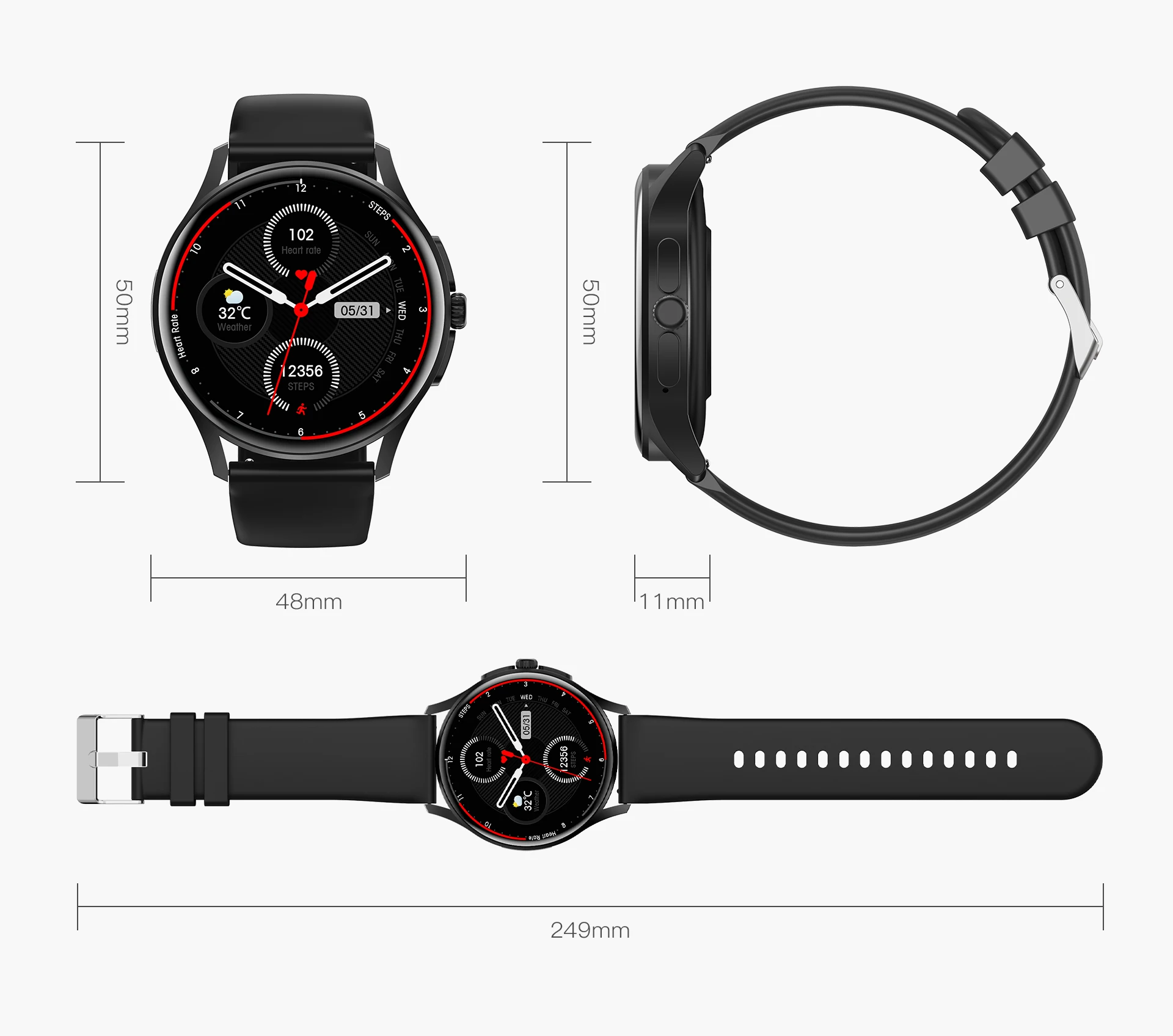 Kyboton Ecg Smart Watch 2024 Sport Fitness Tracker Smart Health Watch 1
