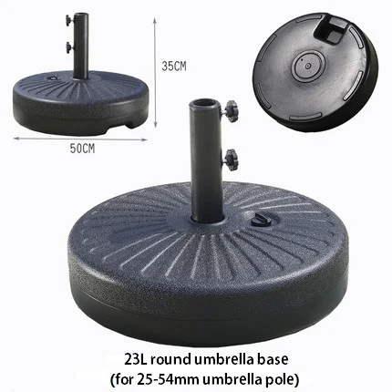 All Kinds Plastic Resin Steel Granite Umbrella Base Stands For Outdoor ...