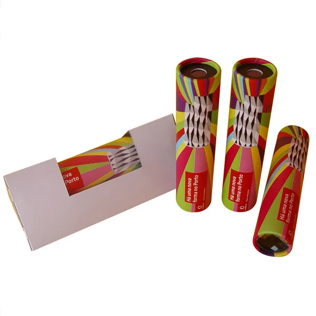 Экологичный Калейдоскоп из переработанной бумаги с индивидуальным дизайном для рекламы