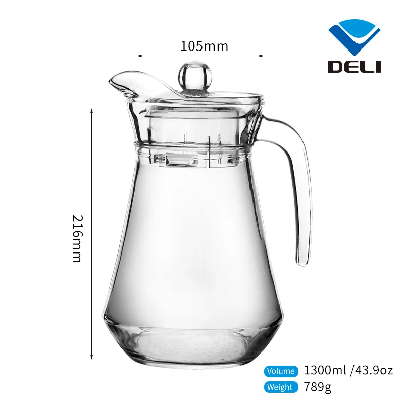 Мл 1300. Deli glassware чайник заварочный. deli glass kb164-1gp/l2. кувшин веселые друзья 1300 мл.