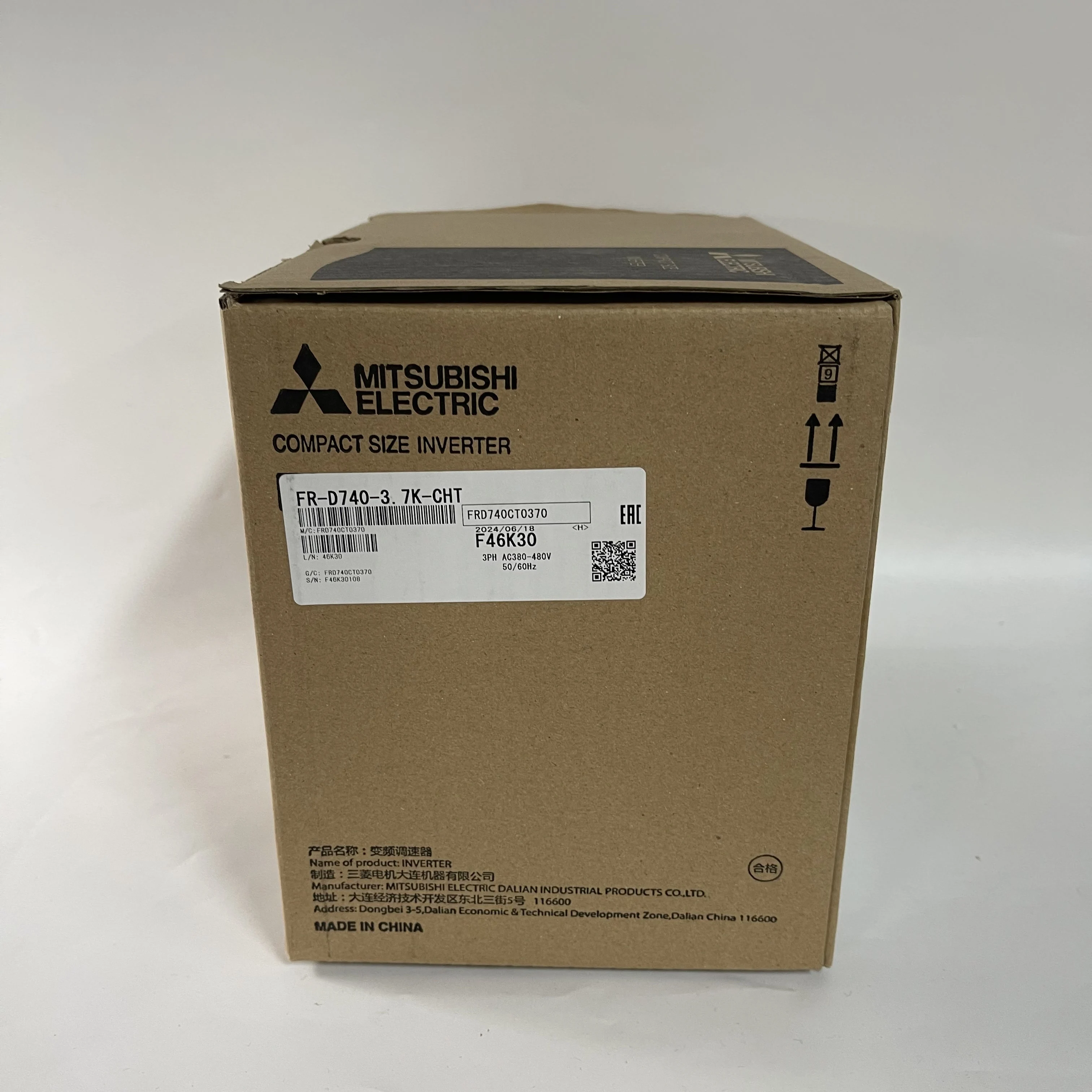 Mitsubishi Compact Frequency Inverter FR-D740-3.7K-CHT