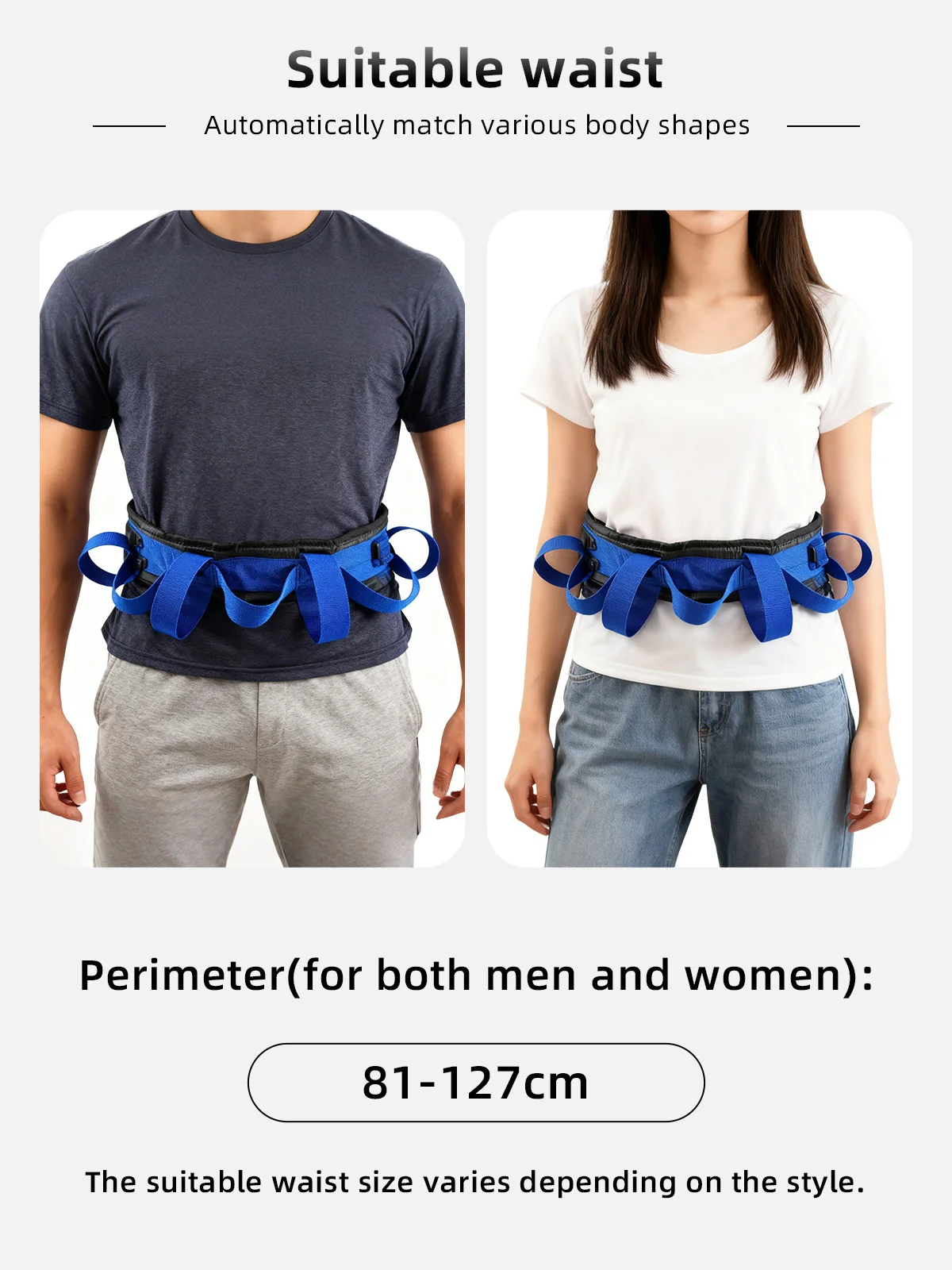 Wholesale Aidingcare PT-3631 Patient Transfer Lift Assist Gait Belt wi - product detail 2