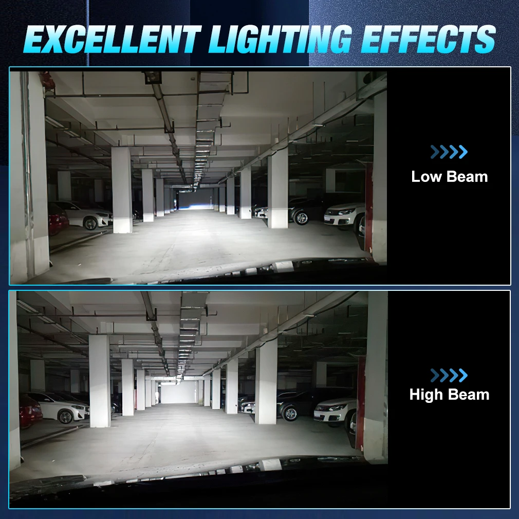 XSTORM H7 LED Headlight Bulb - 60W, 20000LM, 6500K CSP