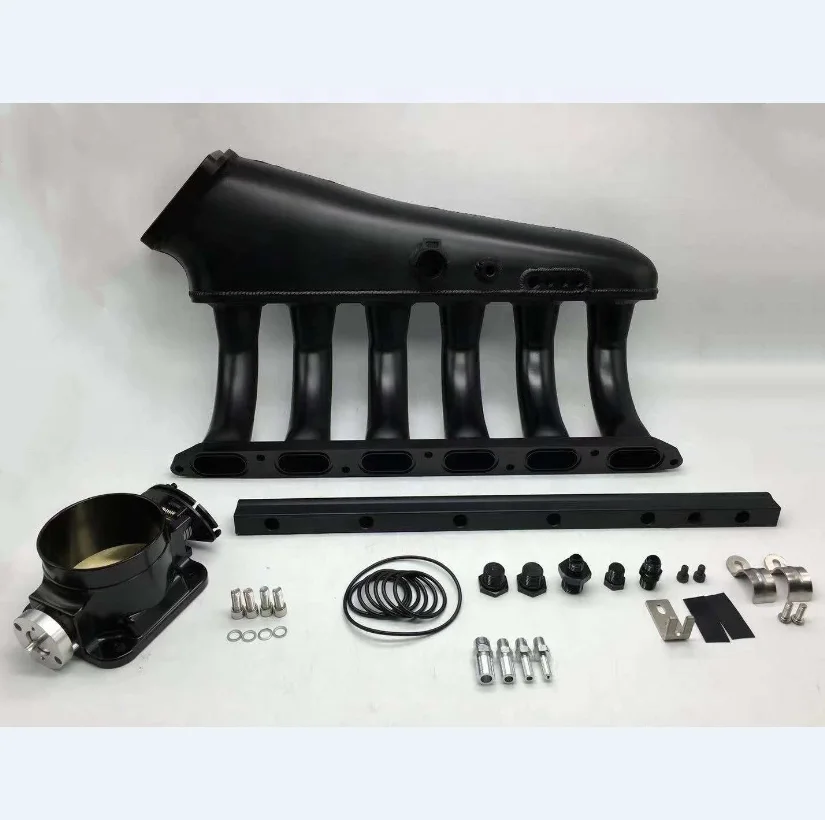 Premium Intake Manifold Throttle Body Fuel Rail For E36 E46 M50 M52 M54
